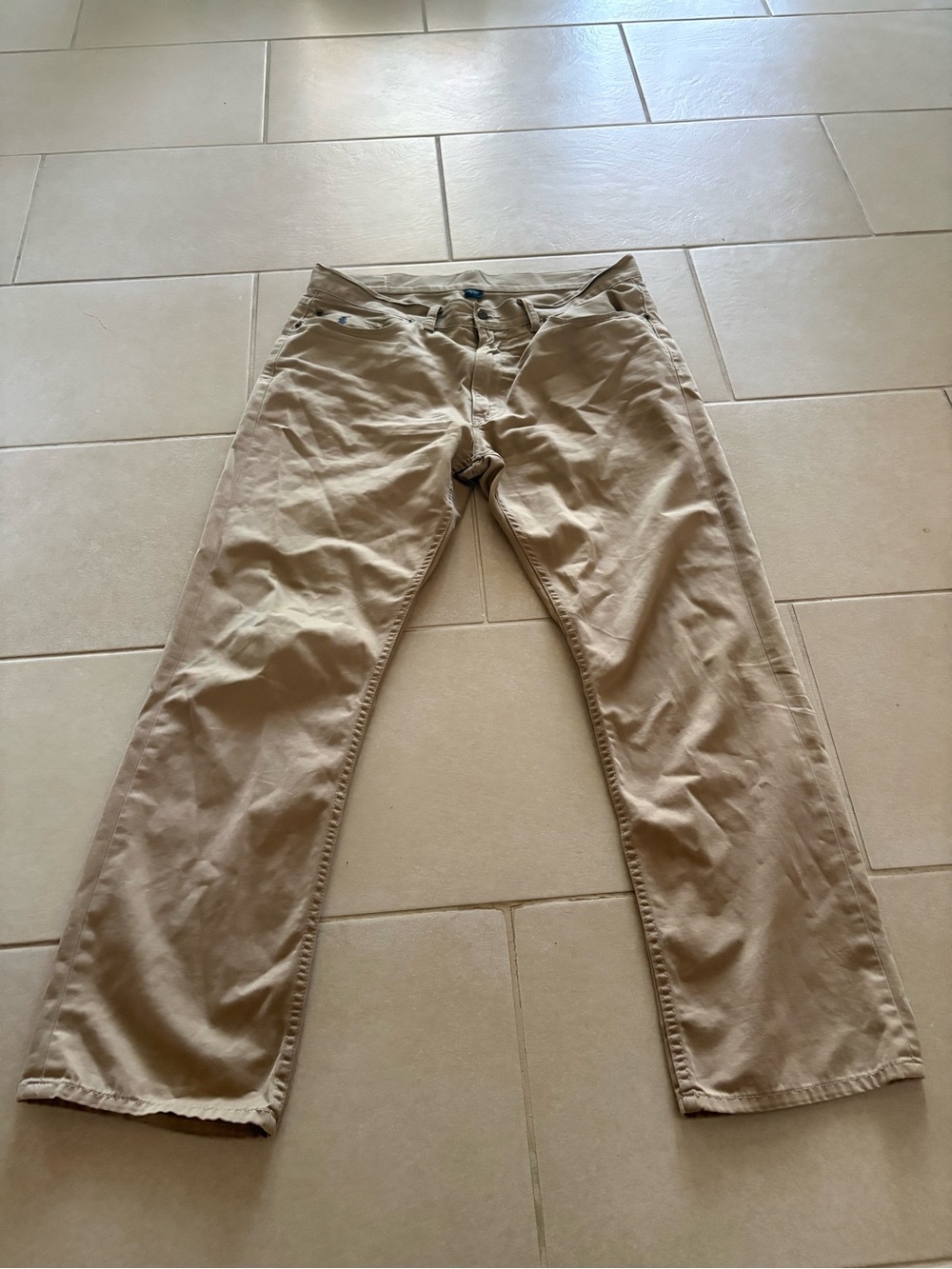 Polo Ralph Lauren Authentic Dungarees Chino Pants Khaki 35x30 old money casual
